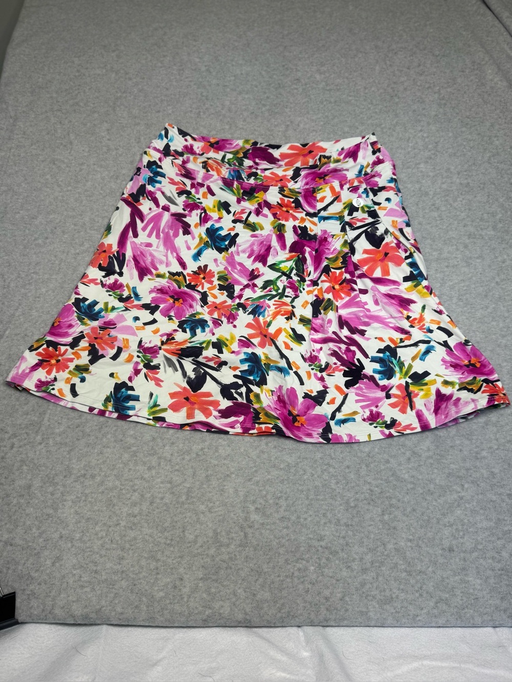 Dona Jo Glide Golf Tennis Pickleball Floral A Line Athletic Skort Size Large
